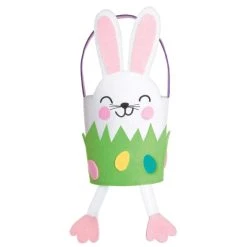 Amscan_OO Easter Bunny Felt Basket 43cm X 17cm Each