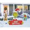 Amscan_OO Dr. Seuss The Grinch Merry Christmas Yard Signs 4pk -Amscan shop 190966