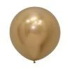 Amscan_OO Gold Metallic Reflex Latex Balloons 60cm 3pk