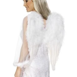 Smiffys White Angel Wings