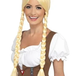 Smiffys Blonde Bavarian Beauty Wig