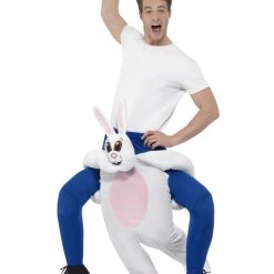 Smiffys Mens Costume - Piggyback Rabbit