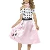 Smiffys Girls Costume - 50s Poodle Girl 2 Smiffys Girls Costume - 50s Poodle Girl -Amscan shop 24668