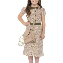 Smiffys Girls Costume - Evacuee Girl