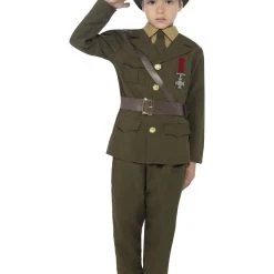Smiffys Boys Costume - Army Officer