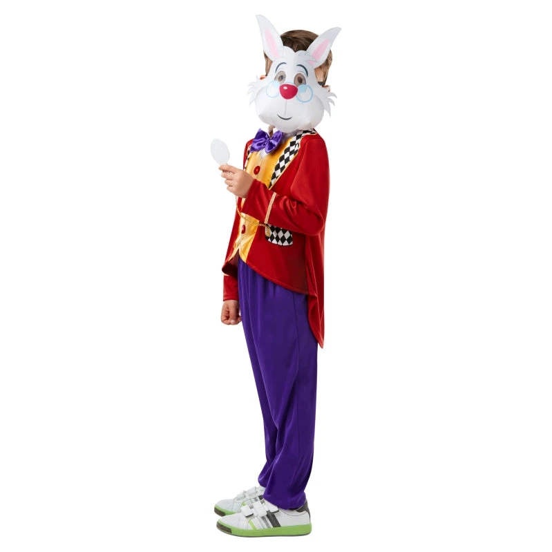 Rubies Boys Costume - White Rabbit Alice In Wonderland 4 Rubies Boys Costume - White Rabbit Alice In Wonderland - Image 2