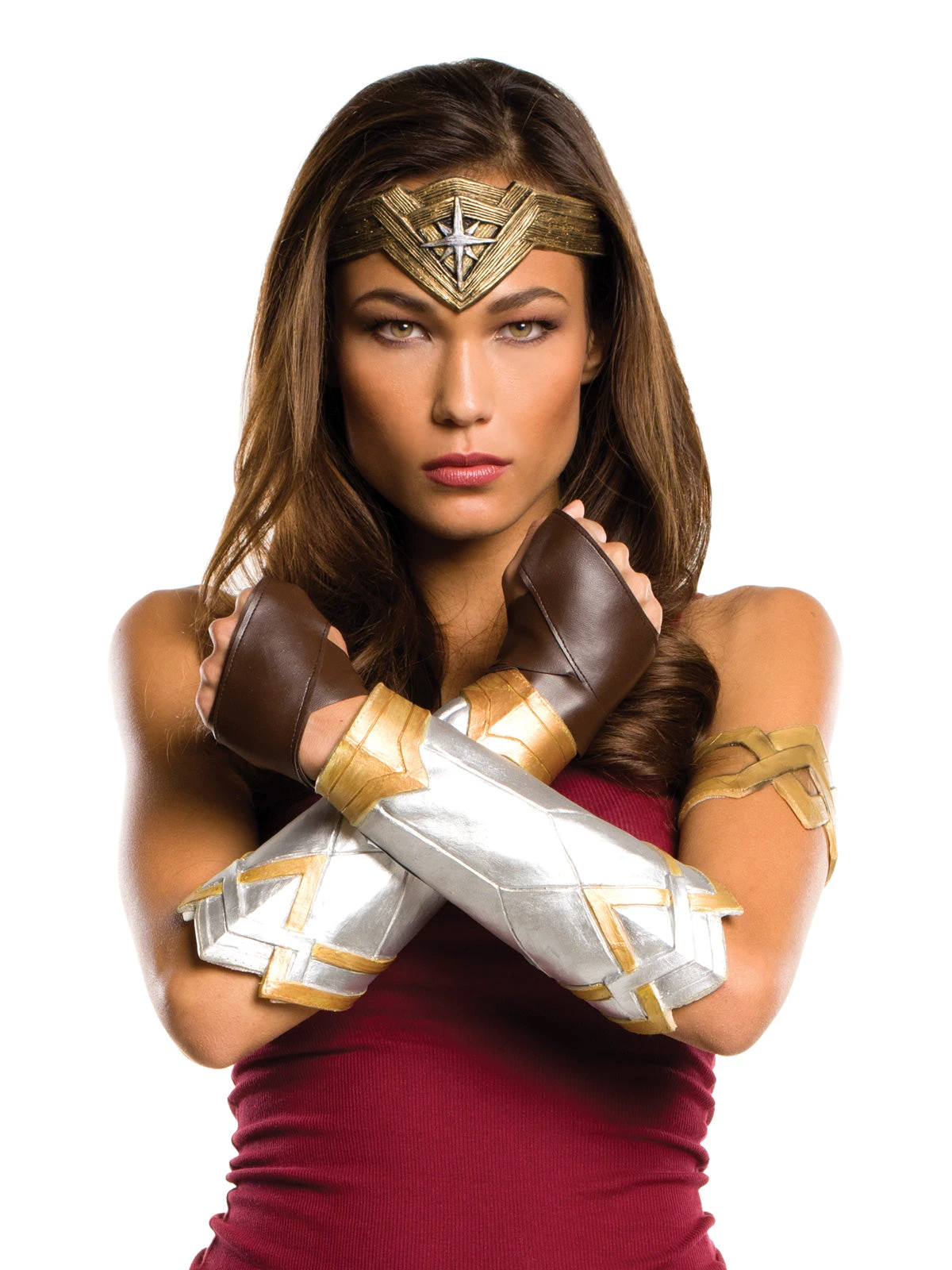 Rubies Womens Costume - Wonder Woman Deluxe Accessory Set 3 Rubies Womens Costume - Wonder Woman Deluxe Accessory Set