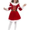 Smiffys Girls Costume - Little Miss Santa -Amscan shop 38196 0