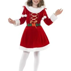 Smiffys Girls Costume - Little Miss Santa
