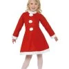 Smiffys Girls Costume - Santa Girl