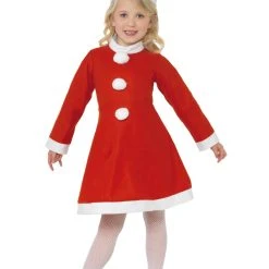 Smiffys Girls Costume - Santa Girl
