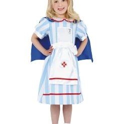 Smiffys Girls Costume - Vintage Nurse