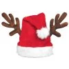 Amscan_OO Santa Hat With Antlers 38cm Each -Amscan shop 395015