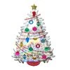 Amscan_OO Iridescent Christmas Tree SuperShape Self Sealing Foil Balloon 66cm X 91cm Each -Amscan shop 4009201