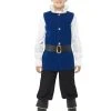 Smiffys Boys Costume - Tudor Boy Royal Blue Costume -Amscan shop 41092 0