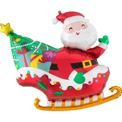 Amscan_OO Santa's Sleigh SuperShape 76cm X 71cm Each