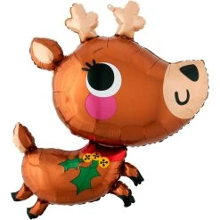 Amscan_OO Adorable Reindeer SuperShape 76cm X 76cm Each