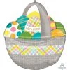 Amscan_OO Easter Egg Basket Supershape Foil Balloon 63cm X 66cm Each -Amscan shop 4235601