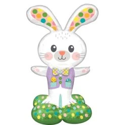 Amscan_OO AirLoonz Spotted Easter Bunny Foil Balloon 73cm X 116cm Each