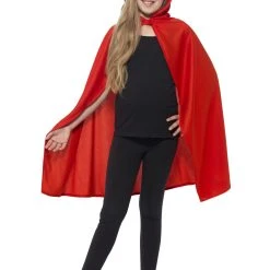 Smiffys Red Hooded Cape