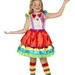 Smiffys Girls Costume - Clown Girl