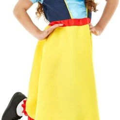 Smiffys Girls Costume - Deluxe Princess Snow Costume