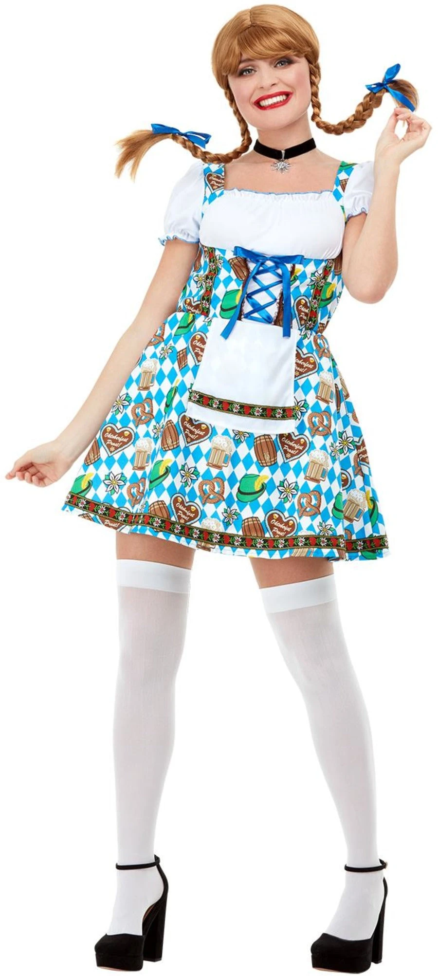 Smiffys Oktoberfest Beer Maiden Costume UK Dress 4-6 3 Smiffys Oktoberfest Beer Maiden Costume UK Dress 4-6