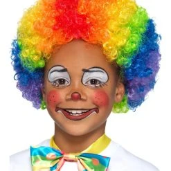 Smiffys Multi Coloured Clown Wig