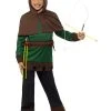 Smiffys Boys Costume - Green & Brown Robin Hood Costume -Amscan shop 49708