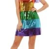 Smiffys All That Glitters Rainbow Costume UK Dress 16-18 2 Smiffys All That Glitters Rainbow Costume UK Dress 16-18 -Amscan shop 51001