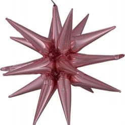 Amscan_OO Large Magic Star Rose Gold Foil Balloon 76cm X 88cm