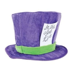 Beistle_US Plush Mad Hatter Hat Each
