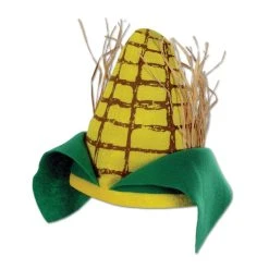 Beistle_US Plush Corn Cob Hat Each