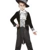 Smiffys Boys Costume - Black & White Dark Mad Hatter Costume -Amscan shop 63098