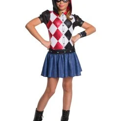 Rubies Girls Costume - Harley Quinn Dcshg Hoodie Costume