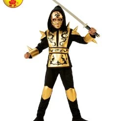 Rubies Boys Costume - Gold Ninja
