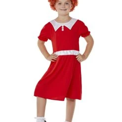 Smiffys Girls Costume - Singing Orphan Costume