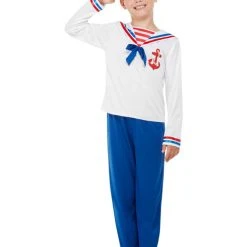 Smiffys Boys Costume - High Seas Sailor Costume