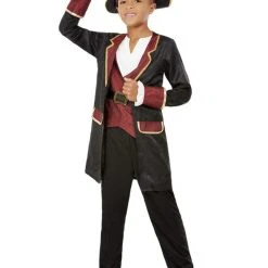 Smiffys Boys Costume - Swashbuckler Pirate Deluxe Costume