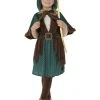 Smiffys Girls Costume - Forest Archer Deluxe Costume -Amscan shop 71046