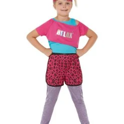 Smiffys Girls Costume - 80s Relax Costume