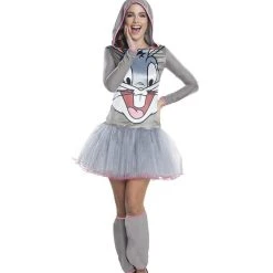 Rubies Women's Costume - Bugs Bunny Hooded Tutu Dress