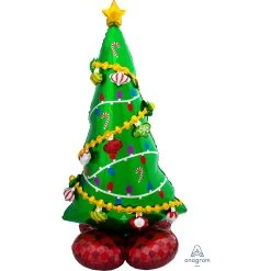 Amscan_OO AirLoonz Christmas Tree Foil Ballloon 78cm X 149cm Each