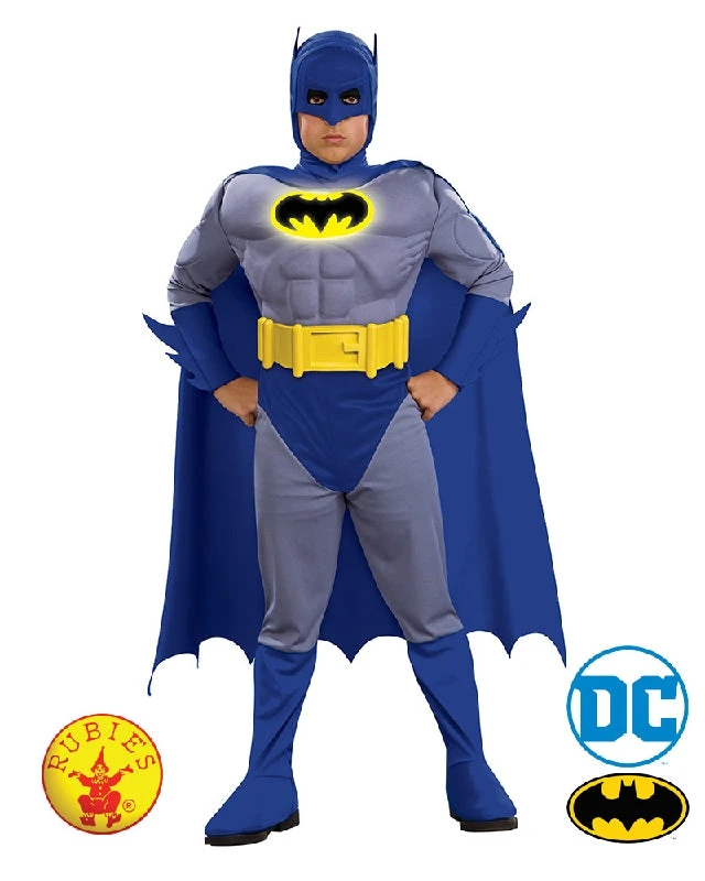 Rubies Boys Costume - Batman Brave And Bold Deluxe 3 Rubies Boys Costume - Batman Brave And Bold Deluxe