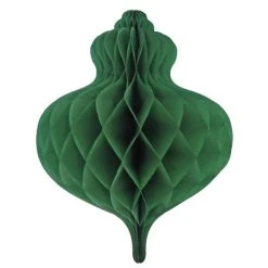 Amscan_OO Christmas Honeycomb Green Bauble Decoration 40cm Each