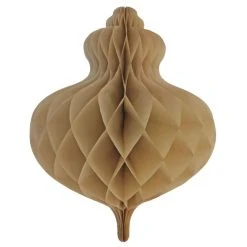 Amscan_OO Christmas Honeycomb Natural Bauble Decoration 40cm Each