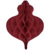 Amscan_OO Christmas Honeycomb Red Bauble Decoration 40cm Each -Amscan shop 8846909