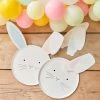 Amscan_OO Eggciting Easter Pastel Easter Bunny Paper Plates 25cm 8pk -Amscan shop EGG 229