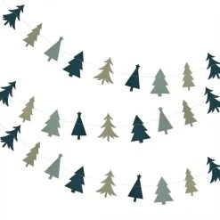 Amscan_OO Nordic Noel Tree Bunting 5m Each