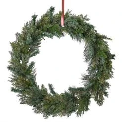 Amscan_OO Rustic Red Large Door Wreath 90cm Each